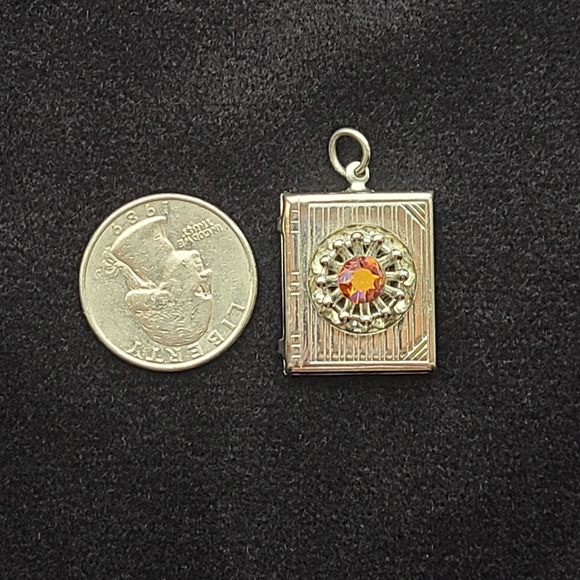 Vintage gem locket - Picture 5 of 7